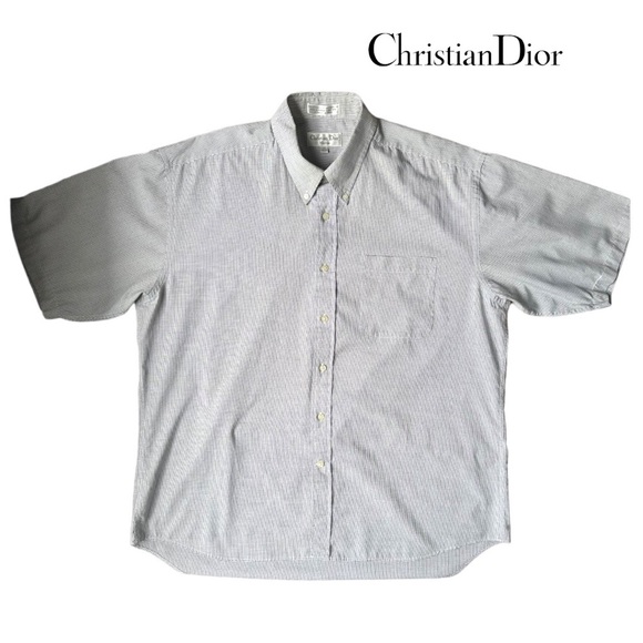 Dior Men's Dress Shirt in Black and White - Picture 6 of 9